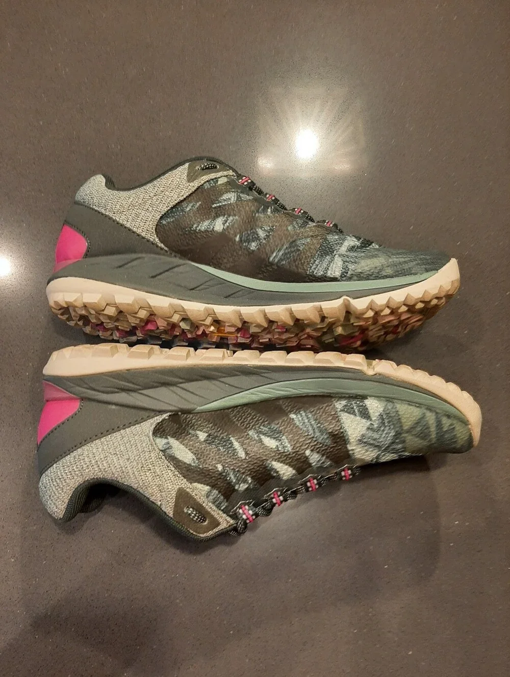 Merrell Antora 2 Print Trail Running Shoes Vibram Q FORM 2 Women's 7.5
